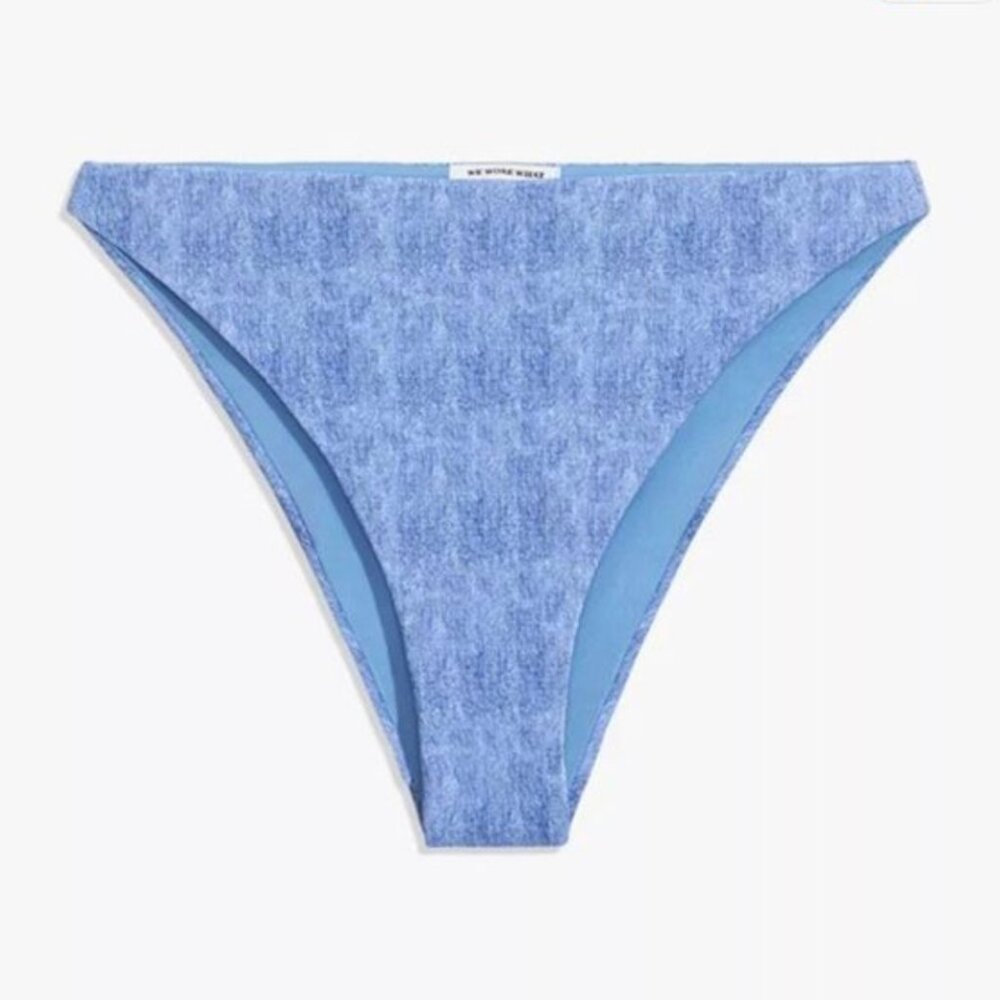 WeWoreWhat Amber Bottom - Light Wash Denim